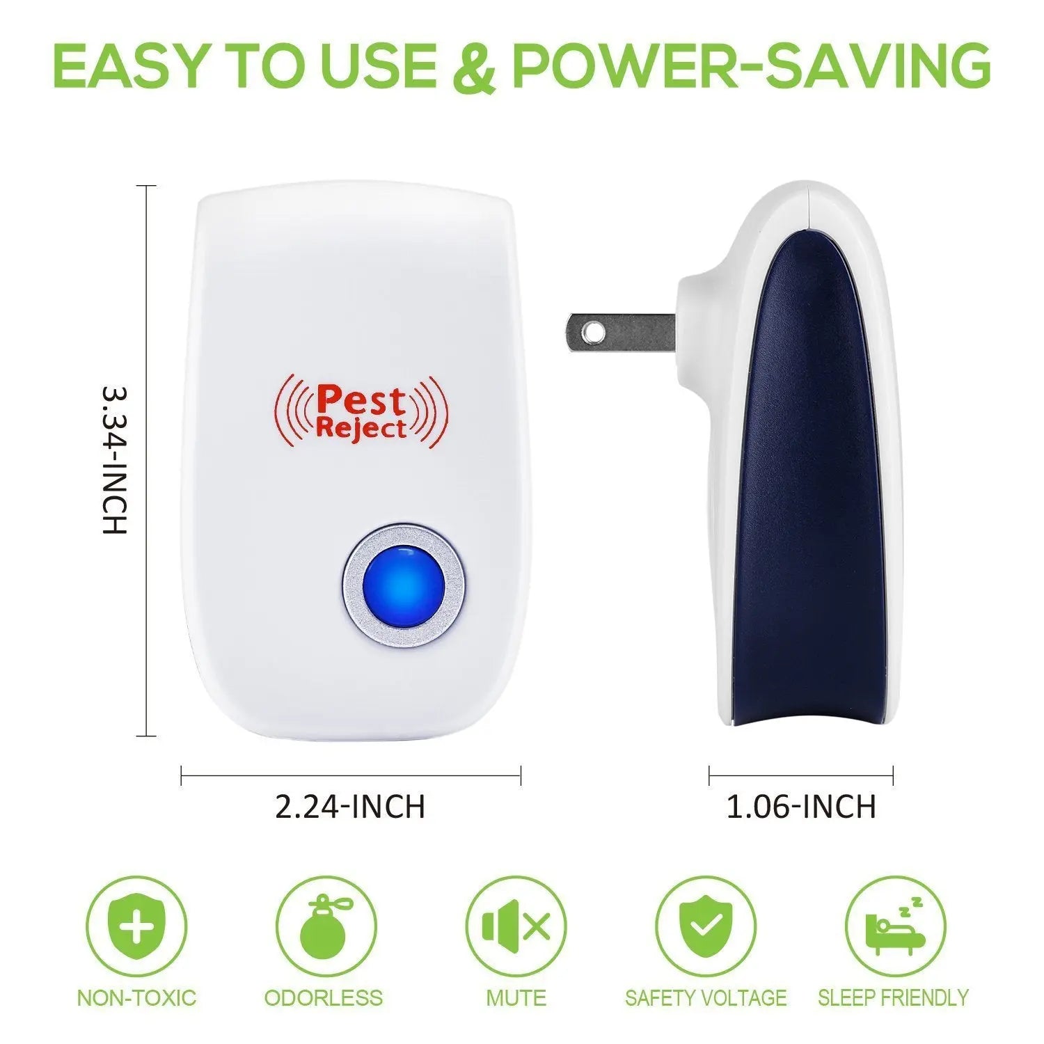 Direct Selling Ultrasonic Electronic Mosquito Killer Household Children'S Insect Repeller Mini Mouse Repeller LeRameauShop