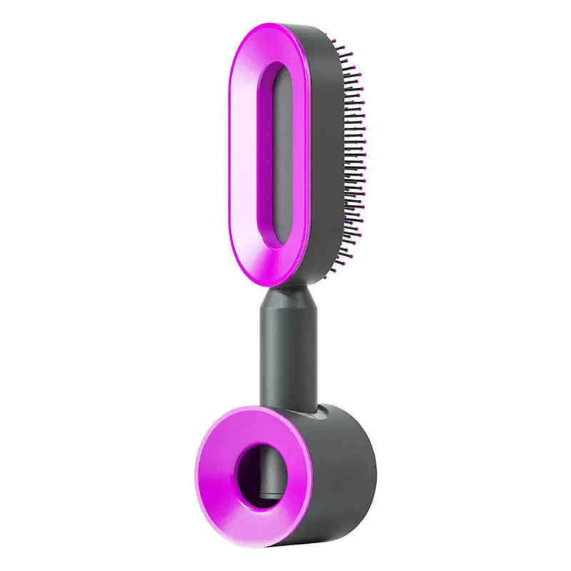 Self Cleaning Hair Brush For Women One-key Cleaning Hair Loss Airbag Massage Scalp Comb Anti-Static Hairbrush LeRameauShop