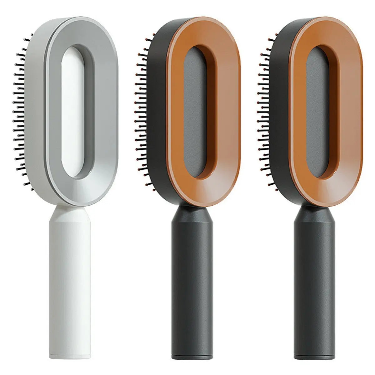 Self Cleaning Hair Brush For Women One-key Cleaning Hair Loss Airbag Massage Scalp Comb Anti-Static Hairbrush LeRameauShop
