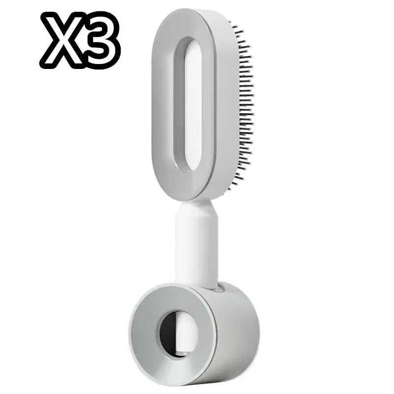 Self Cleaning Hair Brush For Women One-key Cleaning Hair Loss Airbag Massage Scalp Comb Anti-Static Hairbrush LeRameauShop