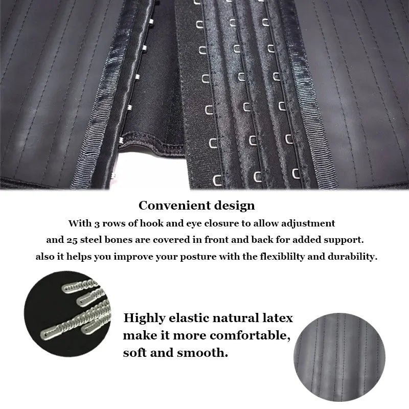 Corset amincissant en latex pour femme LeRameauShop