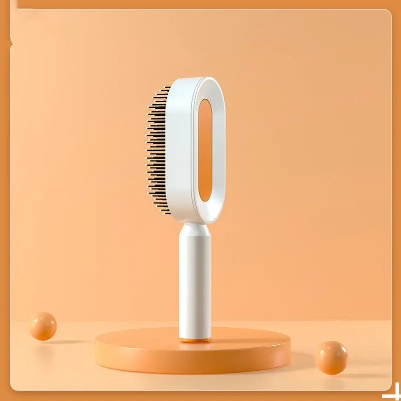 Self Cleaning Hair Brush For Women One-key Cleaning Hair Loss Airbag Massage Scalp Comb Anti-Static Hairbrush LeRameauShop