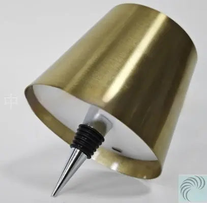 Exclusive For Cross-border Plug-in Wine Bottle Lights Three-color Dimming Metal Wine Bottle Table Lamp LeRameauShop