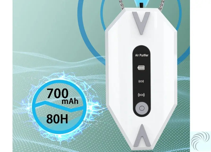 Mini Personal Hanging Neck Air Freshener High Quality Rechargeable Adjustable Memory Function Wearable Negative Ion Generator LeRameauShop