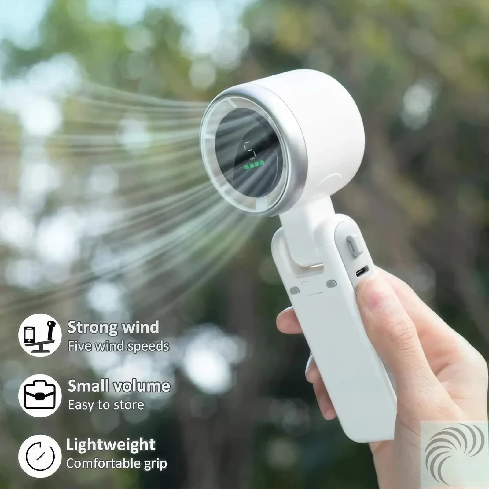 Mini ventilateur de bureau pliable à 180 degrés, portable, haute vitesse, turbo puissant LeRameauShop