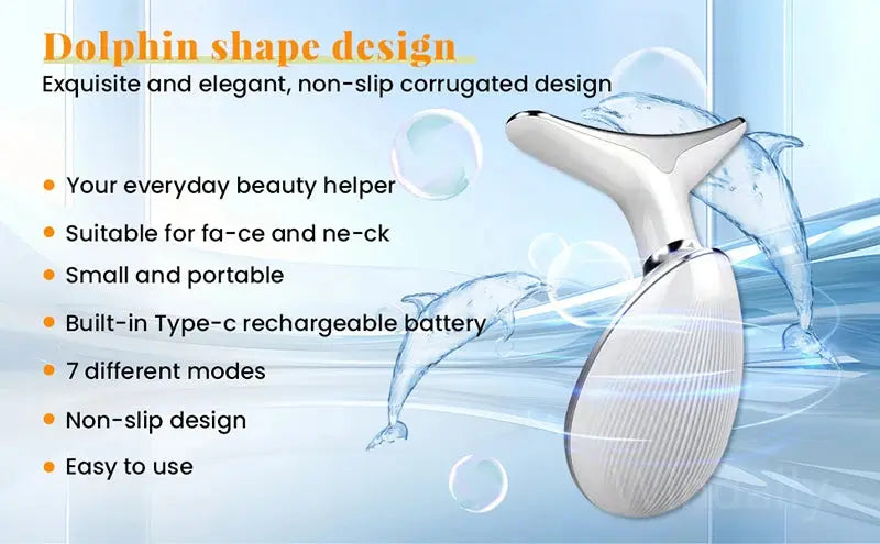 Appareil de beauté du cou et du visage, resserrement de la peau, appareil de lifting du visage, outil de soins de la peau, SAP, double ruisseau LeRameauShop
