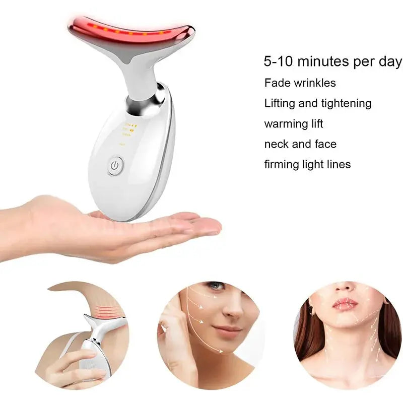 Appareil de beauté du cou et du visage, resserrement de la peau, appareil de lifting du visage, outil de soins de la peau, SAP, double ruisseau LeRameauShop