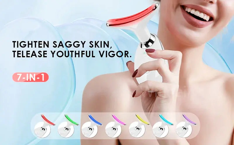 Appareil de beauté du cou et du visage, resserrement de la peau, appareil de lifting du visage, outil de soins de la peau, SAP, double ruisseau LeRameauShop