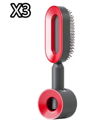 Self Cleaning Hair Brush For Women One-key Cleaning Hair Loss Airbag Massage Scalp Comb Anti-Static Hairbrush LeRameauShop