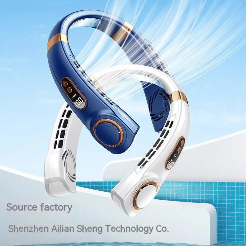 Ventilateur de cou portable, silencieux et multifonctionnel LeRameauShop