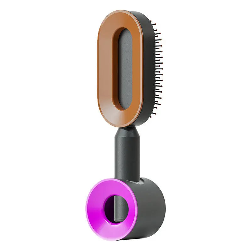 Self Cleaning Hair Brush For Women One-key Cleaning Hair Loss Airbag Massage Scalp Comb Anti-Static Hairbrush LeRameauShop
