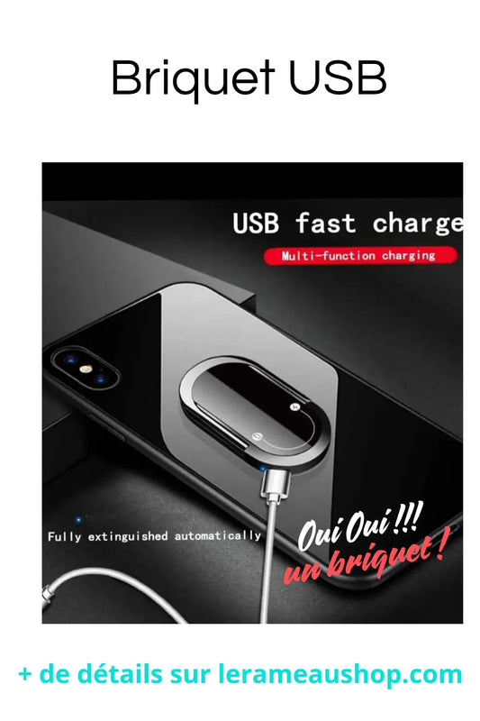 La magie de la technologie avancée : un briquet USB efficace dans toutes les situations - LeRameauShop