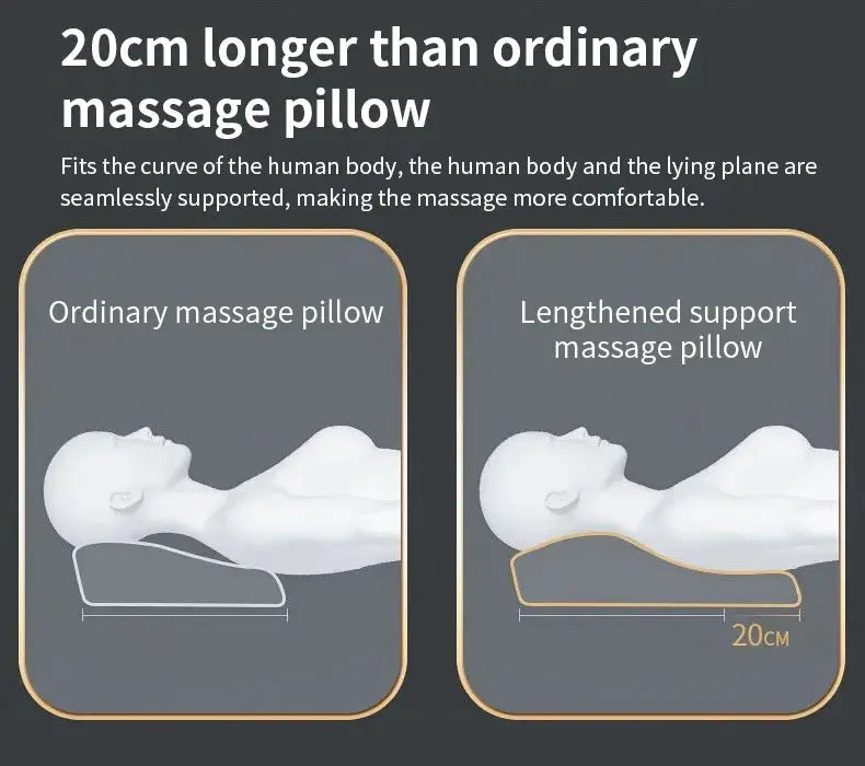 Coussin massant électrique pour la colonne cervicale, le dos, les jambes, tout le corps, coussin valide LeRameauShop